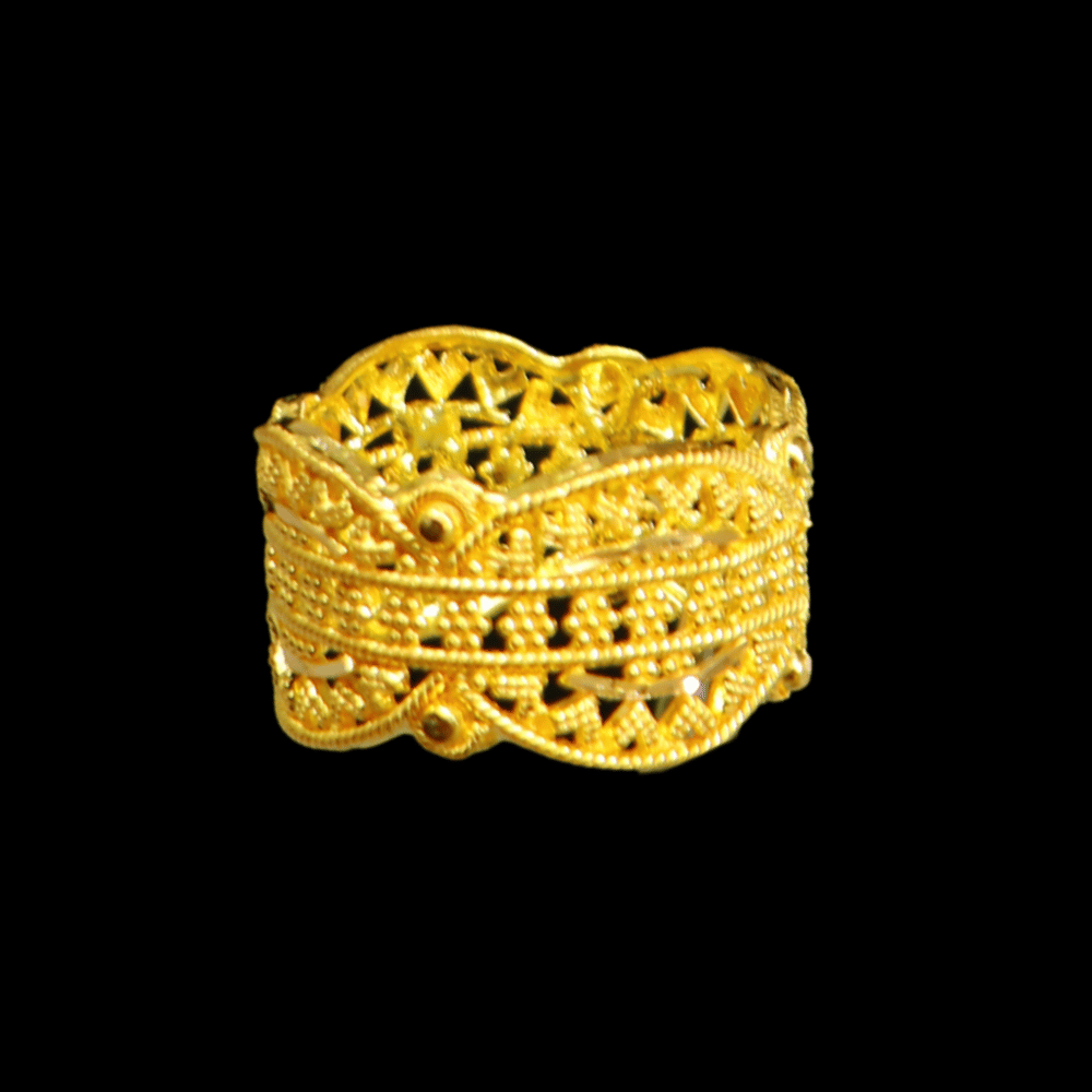 22K Gold Engagement Band Size 6.5 - SW33687, style SW33687