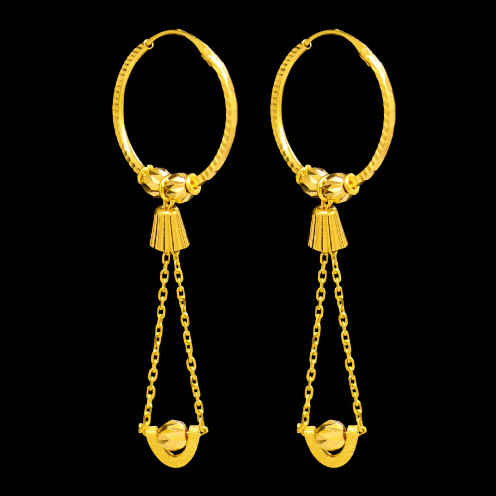 22K Gold Earrings