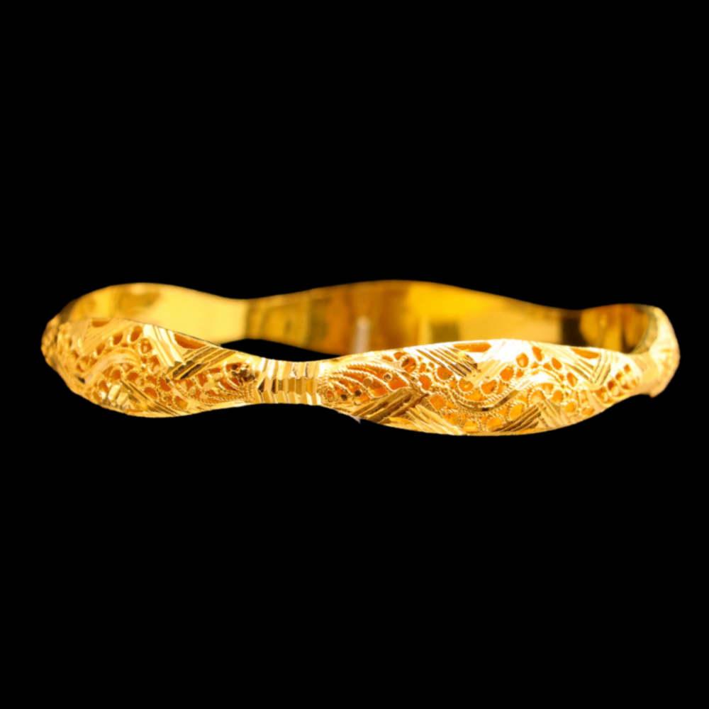 21K Gold Bangle Set OF 1 (M)
