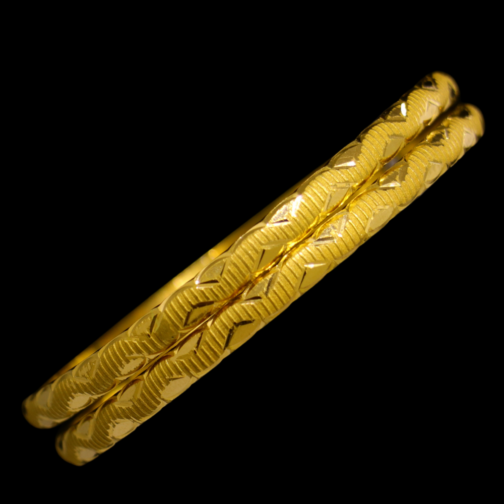 21K Gold Bangle Set (M)