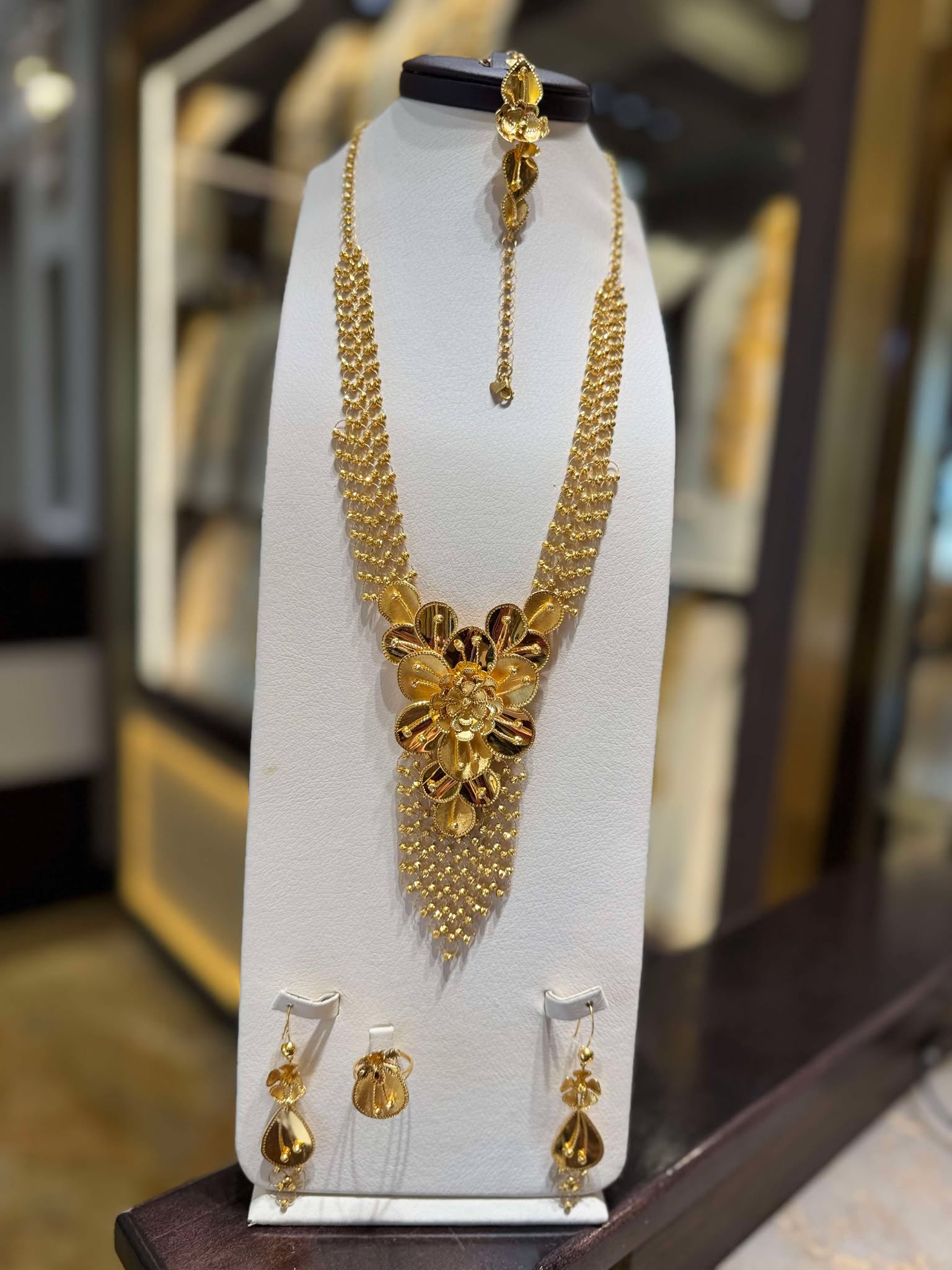 21K Gold Necklace Set