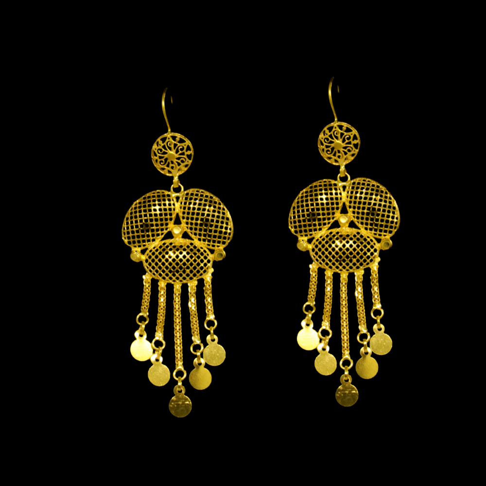 21K Gold Earrings | SW24528