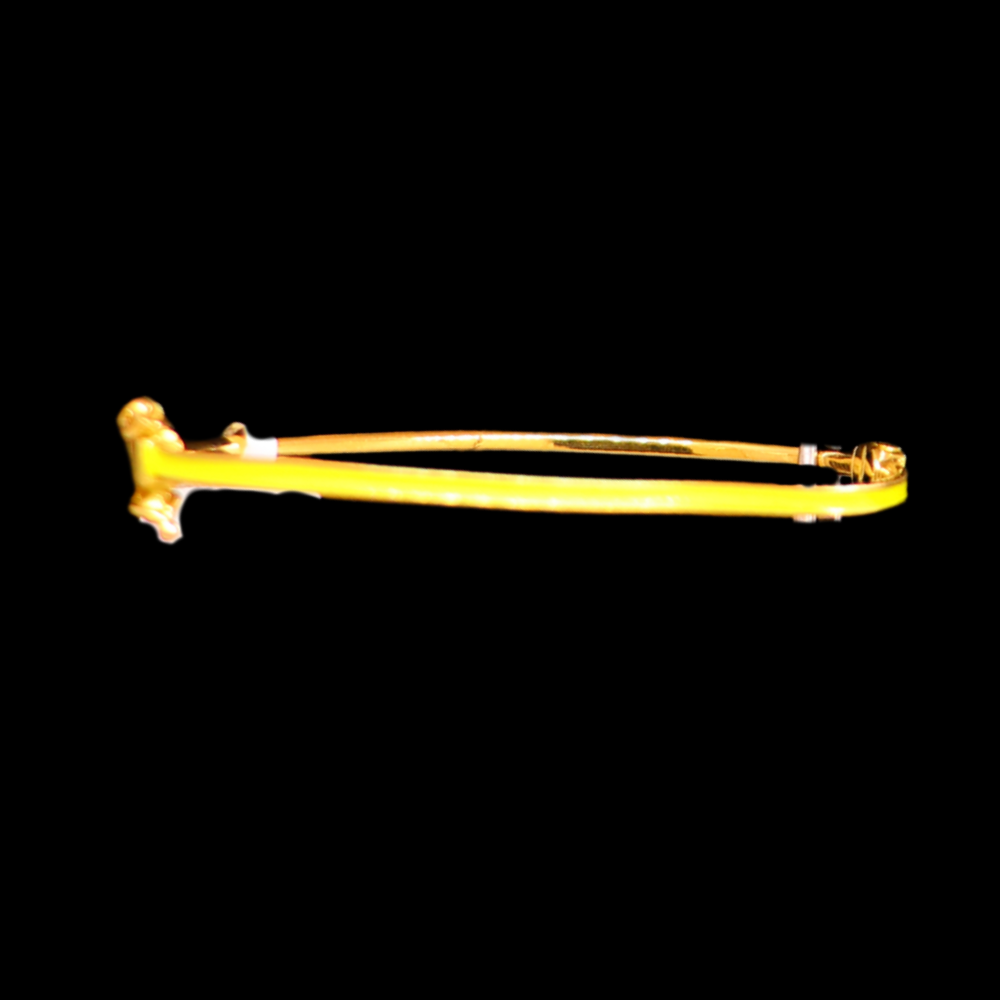 18K Gold Baby Bangle 