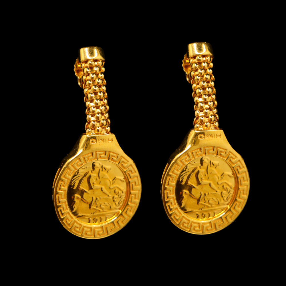 21K Gold Himo Earrings