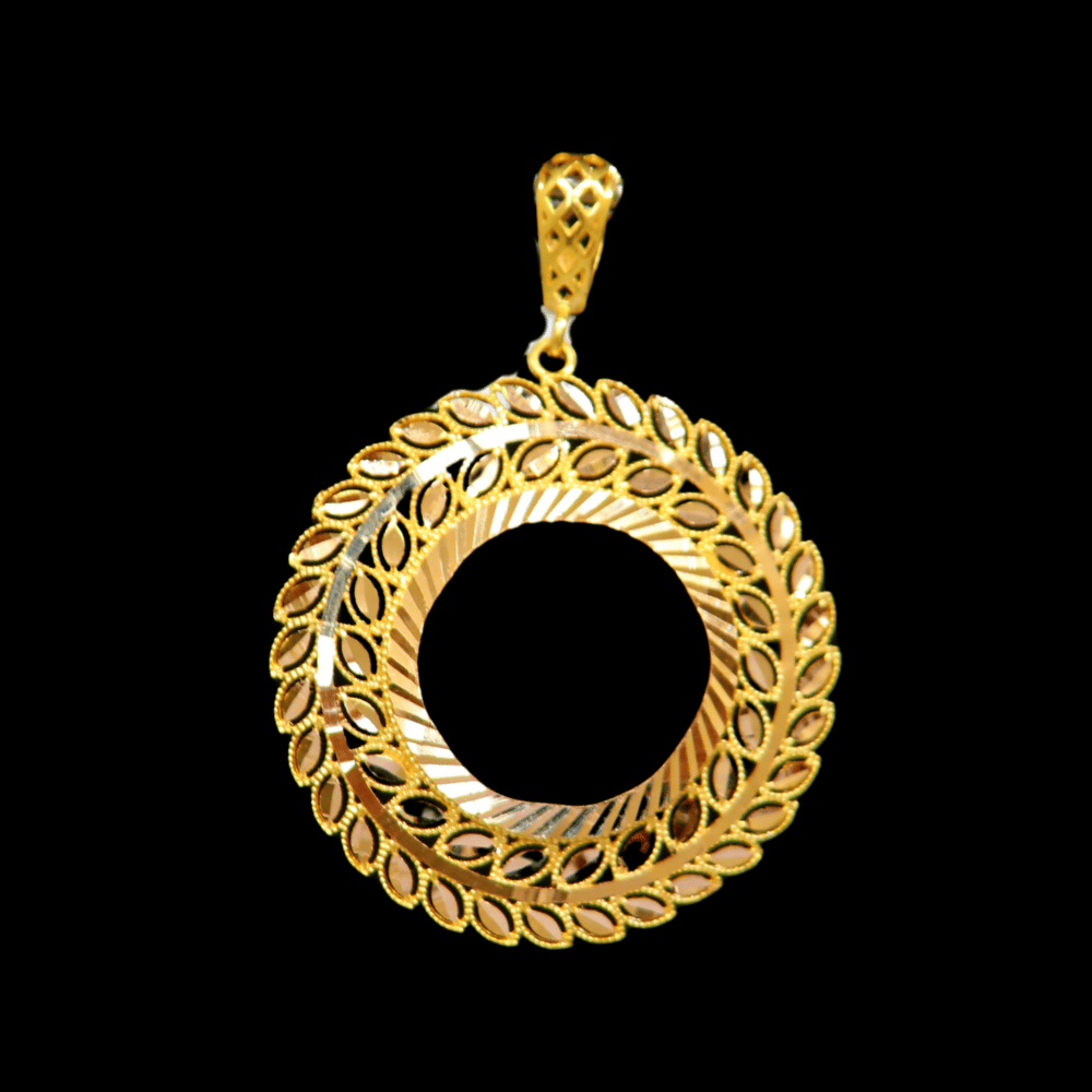21K Gold Coin Frame 