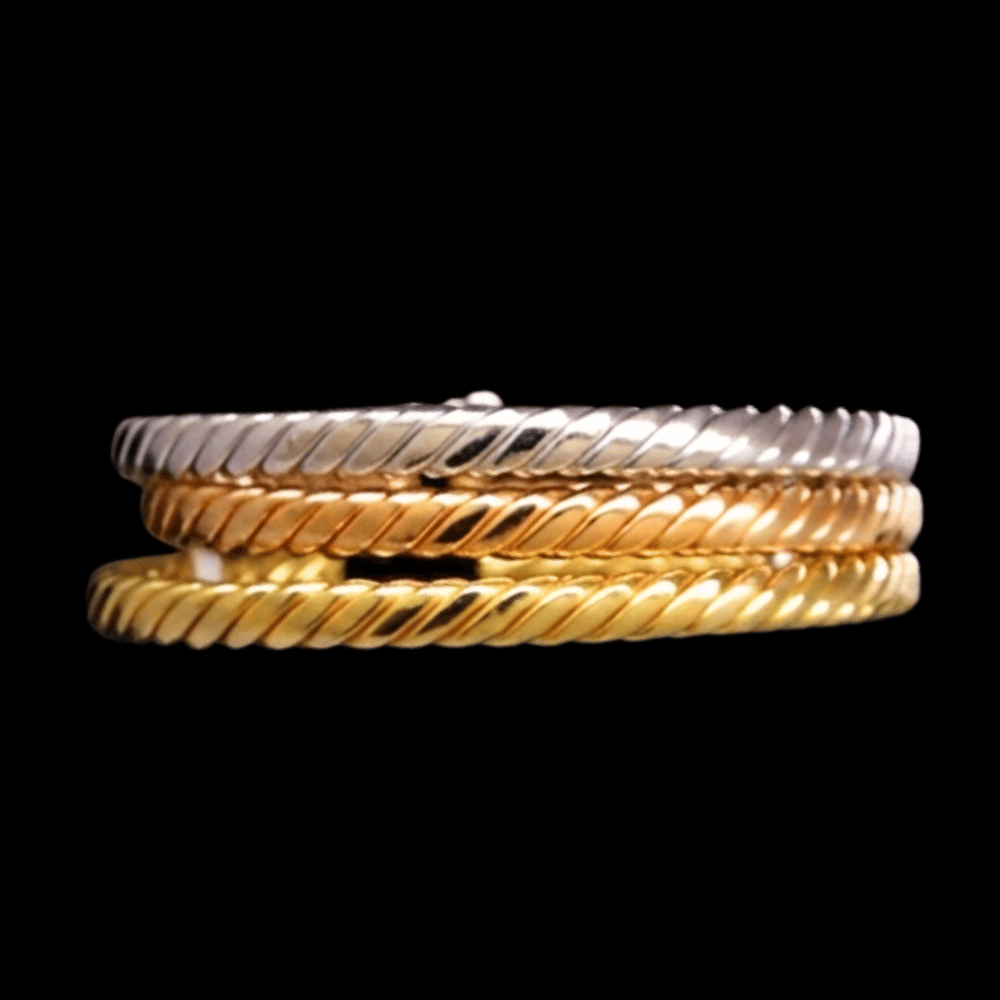 18K Gold Bangle  Bracelet   