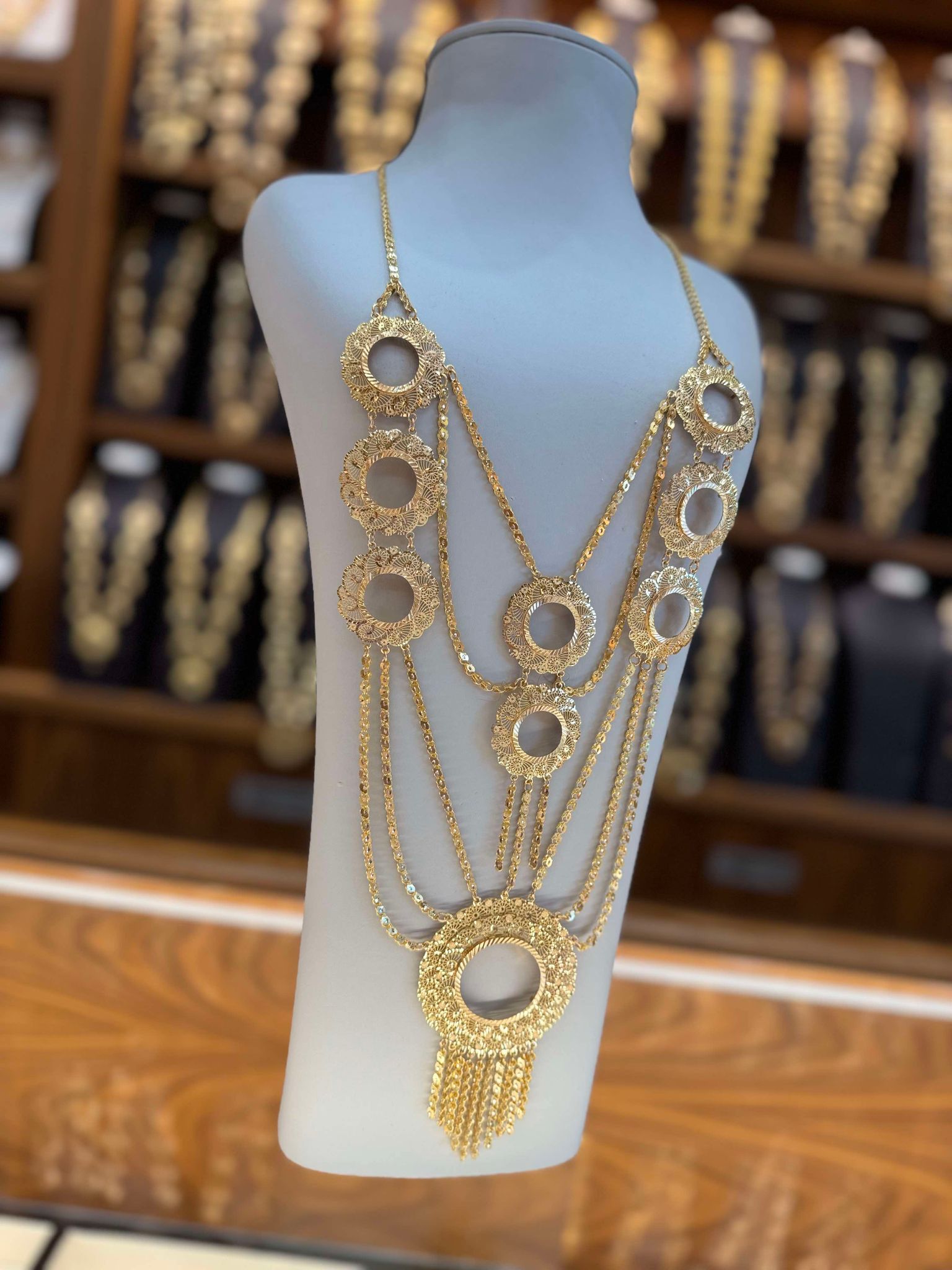 21K Gold Coins Necklace