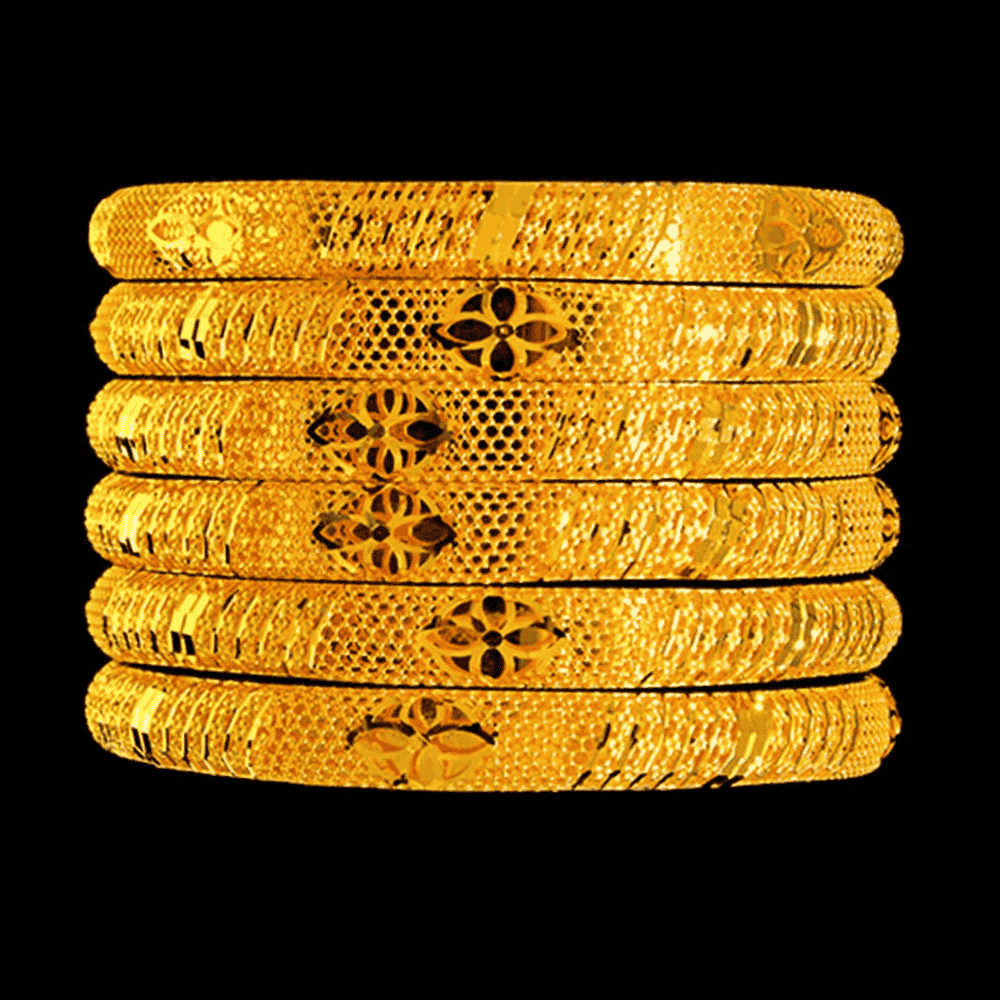 21K Gold Bangle Sets (L)