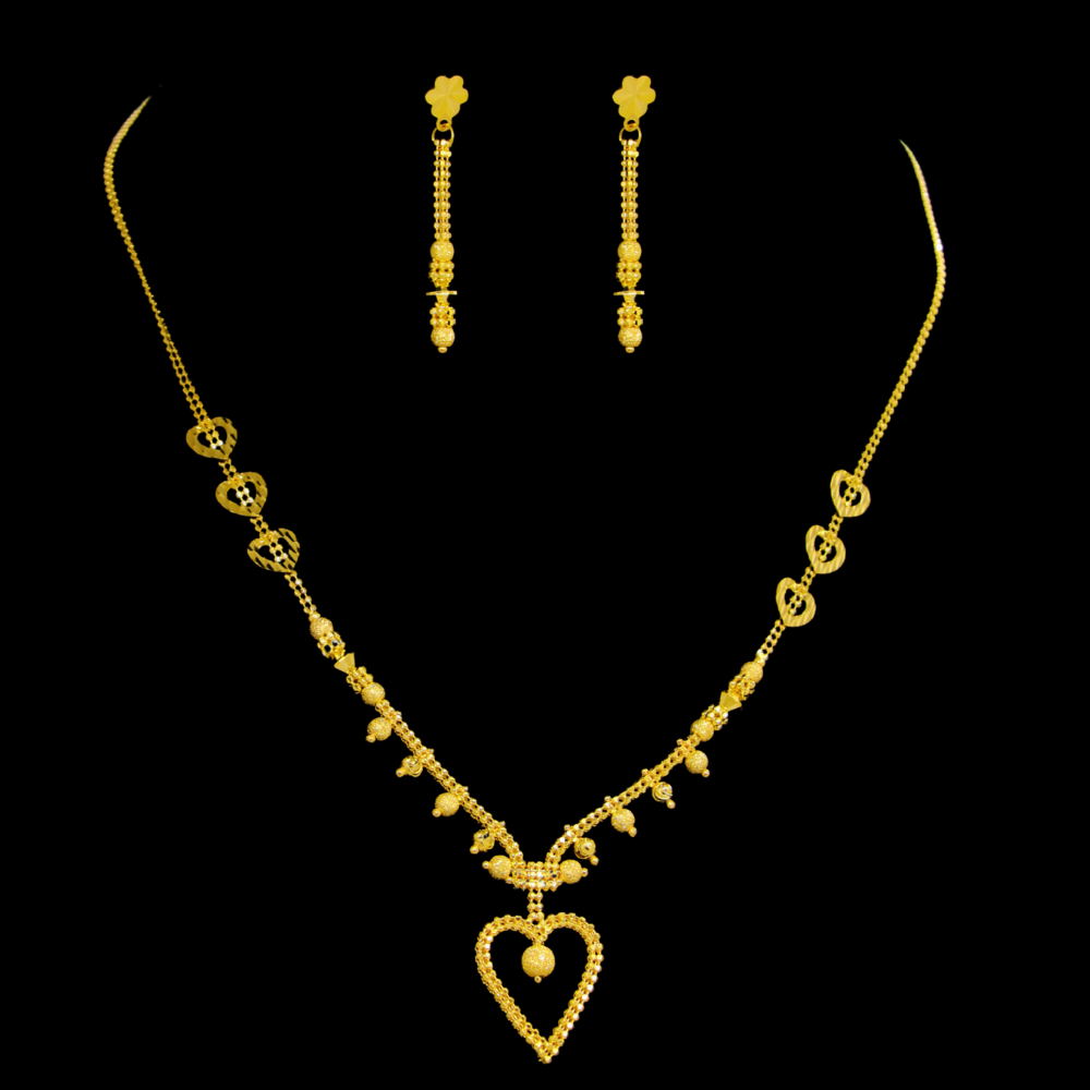 22K Gold Necklace Set