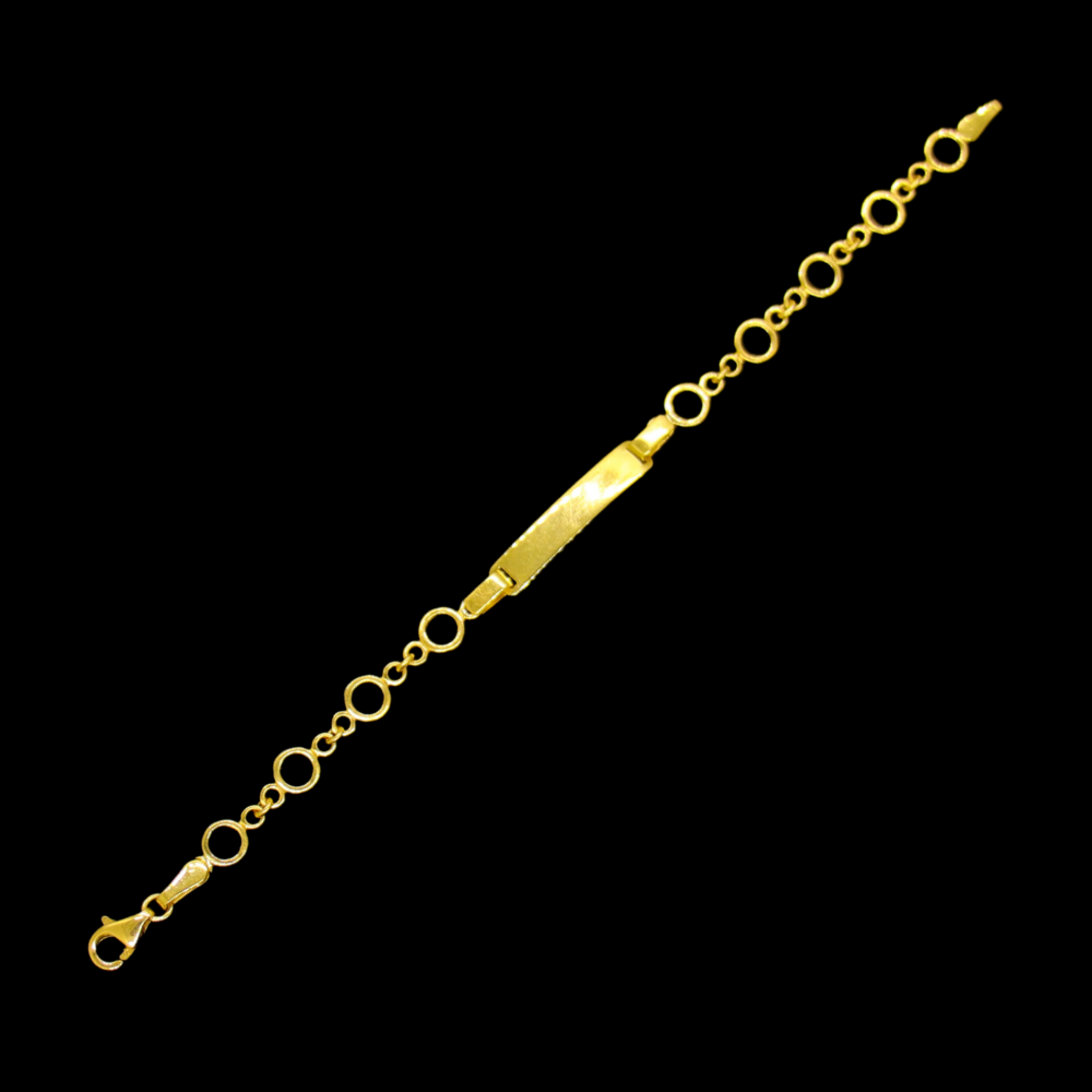 21K Gold Baby Bracelet