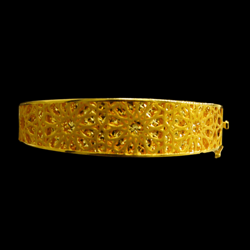 21K Gold Bangle Bracelet