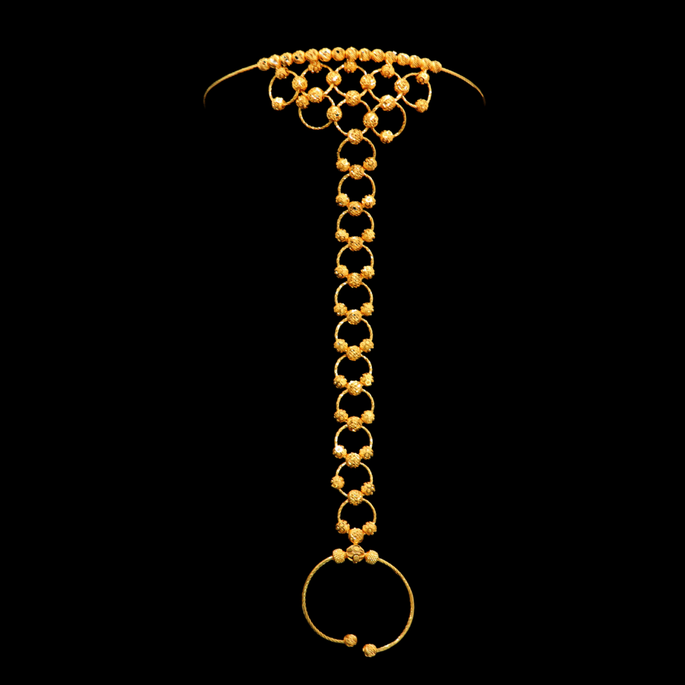 22k Gold Hand Bracelet  
