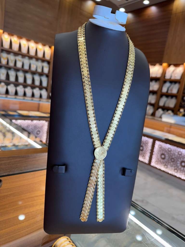 21K Gold Signature Long Necklace - SW33361, style SW33361