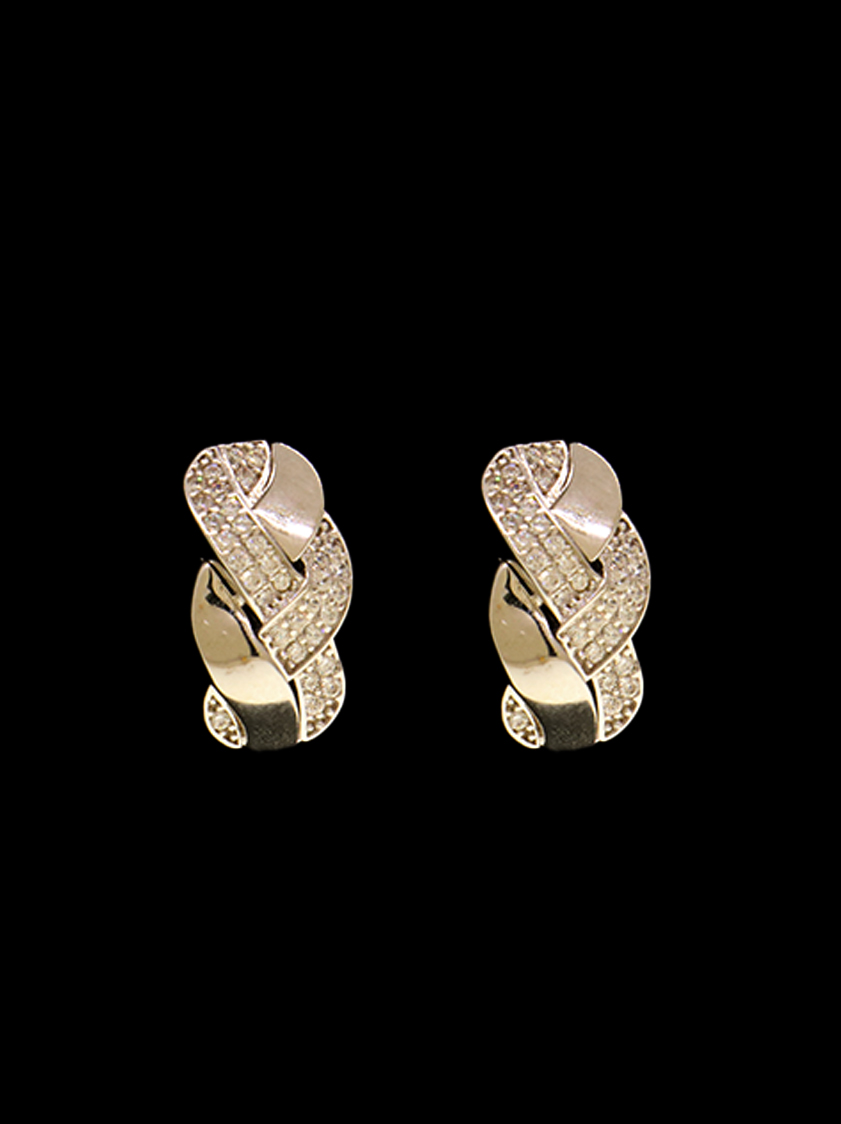 18K White Gold Earrings