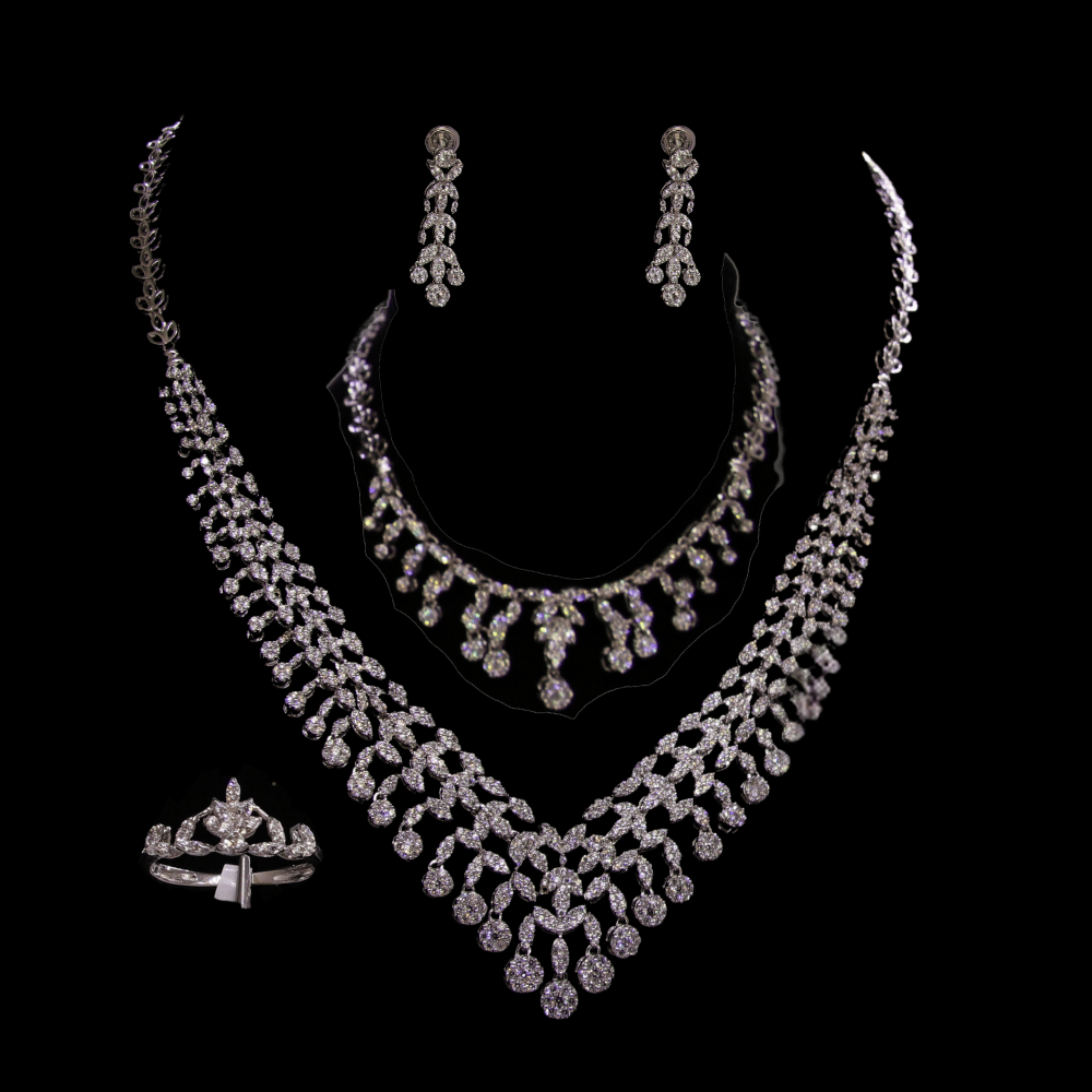 18K Gold Necklace Set   