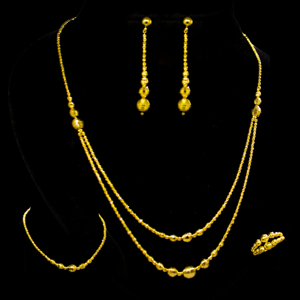 21K Gold Necklace Set