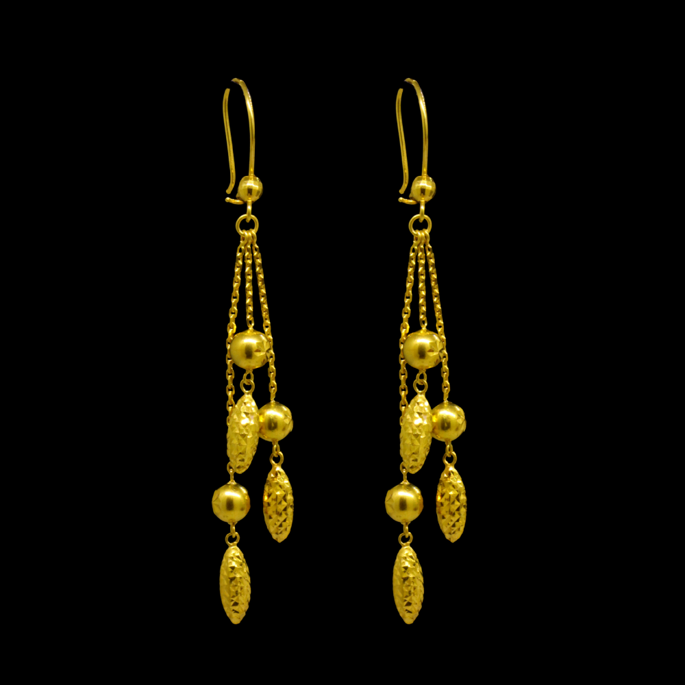 21K Gold Earrings