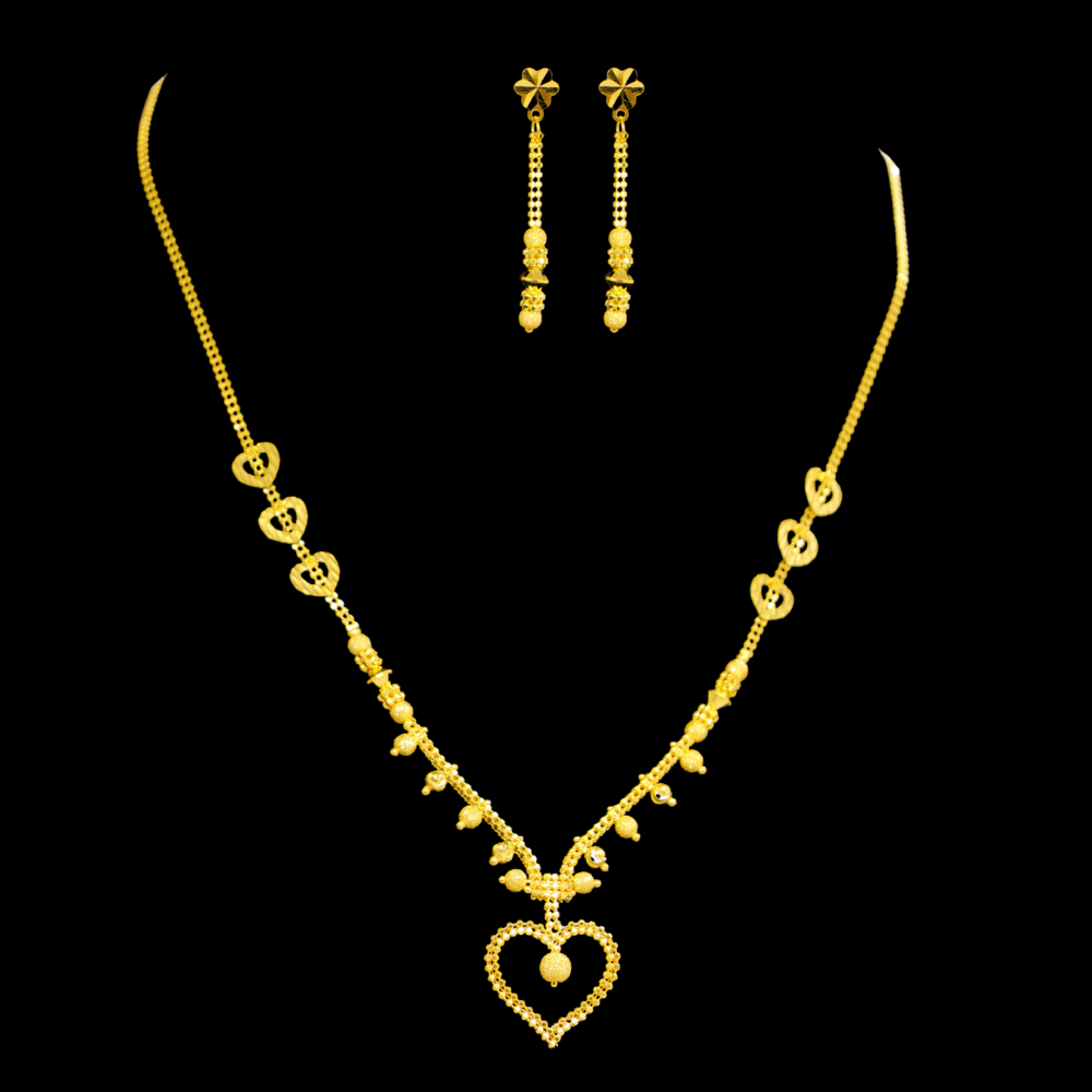 22K Gold Necklace Set