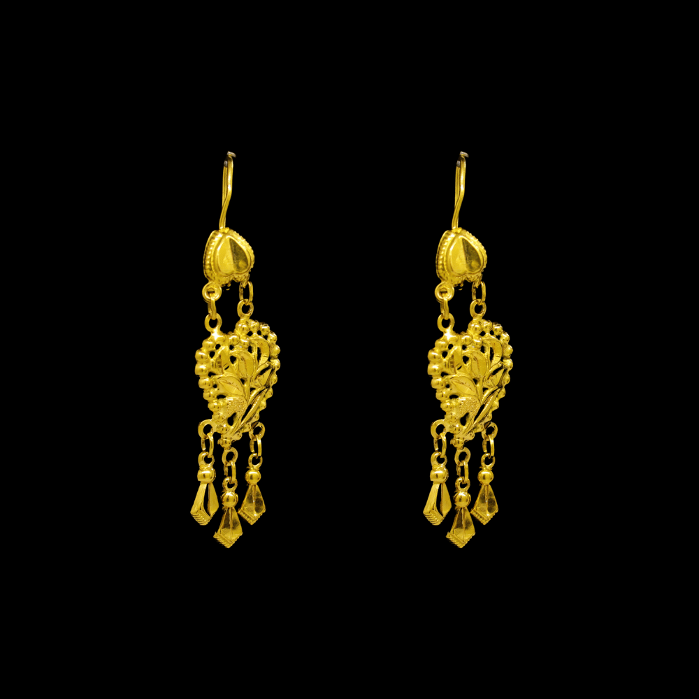 21K Gold Earrings  