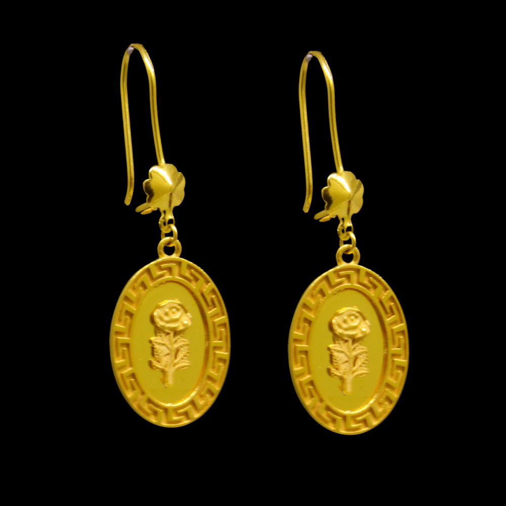21K Gold Earrings