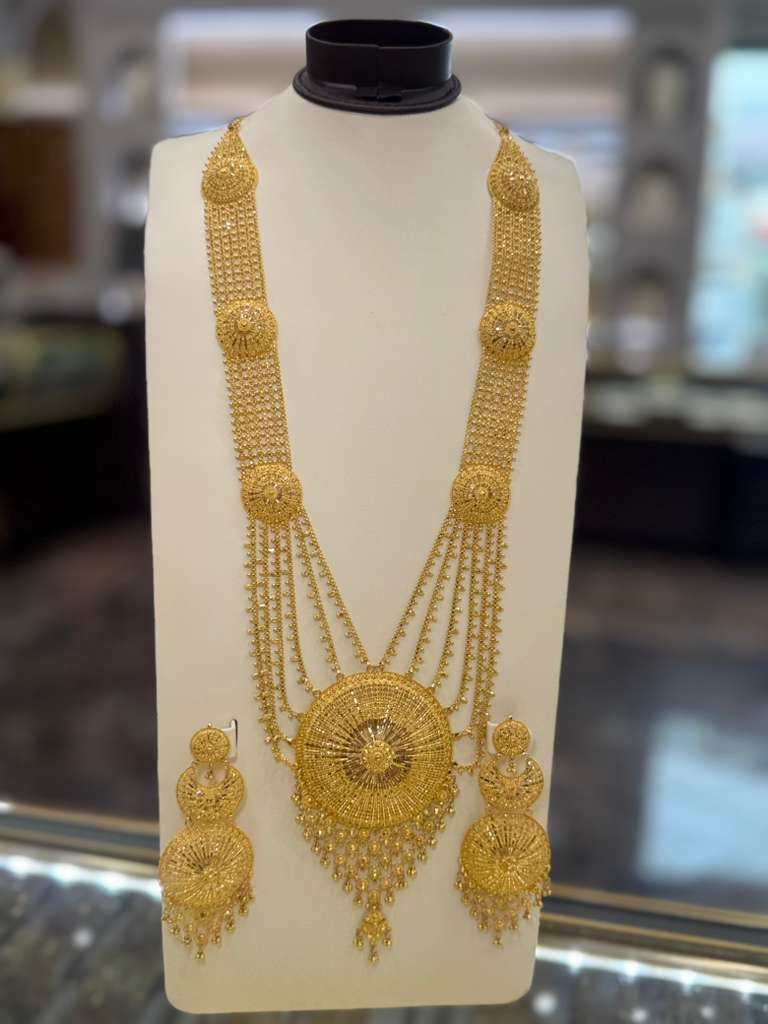 22K Gold Necklace Set 