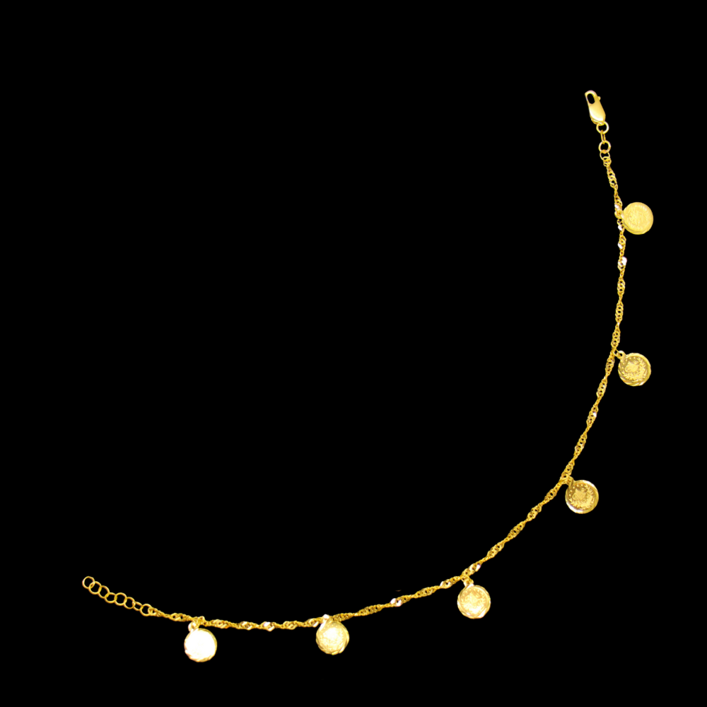 21K Gold Anklet