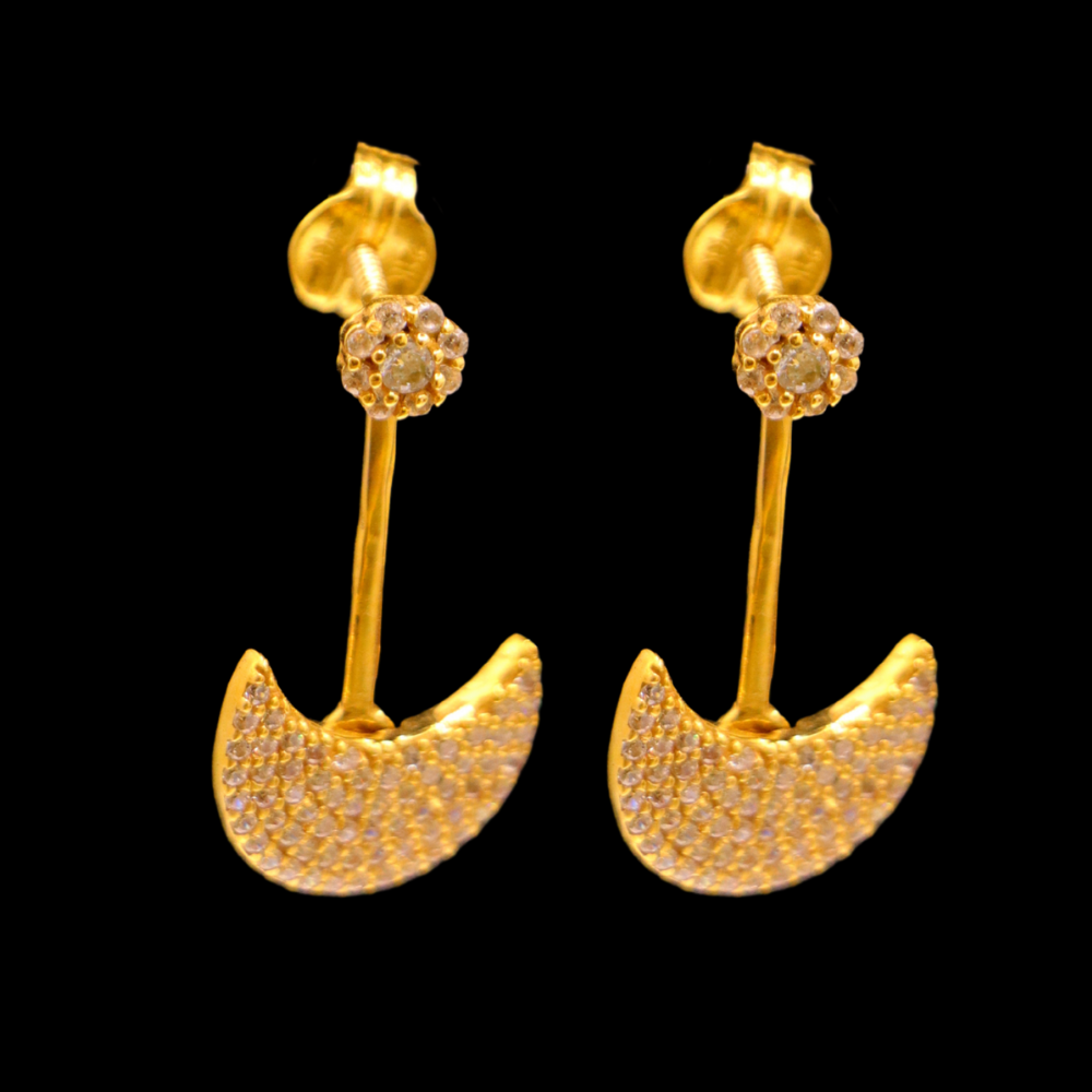 21K Gold Lazurde Earrings