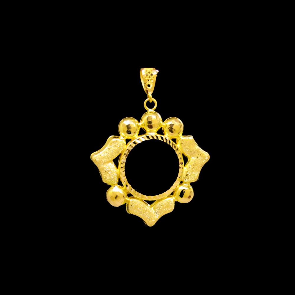 21K Gold Coin Frame  