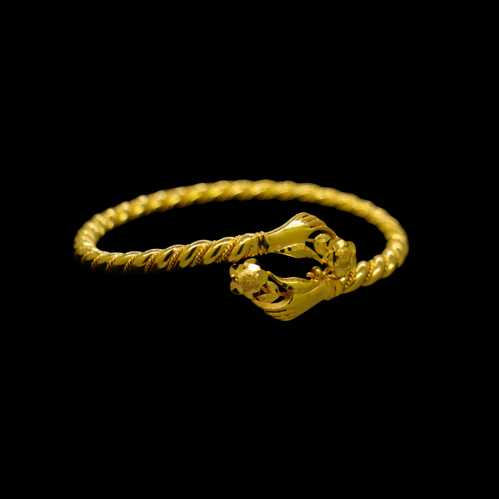 21k Gold Bangle Bracelet 