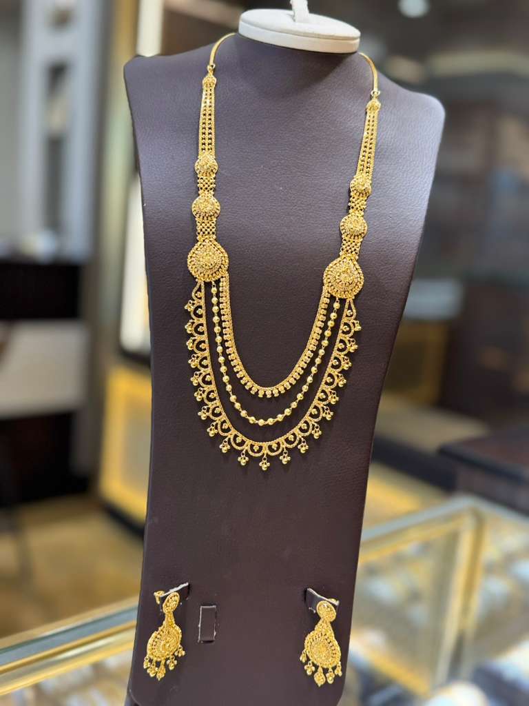22K Gold Necklace Set  