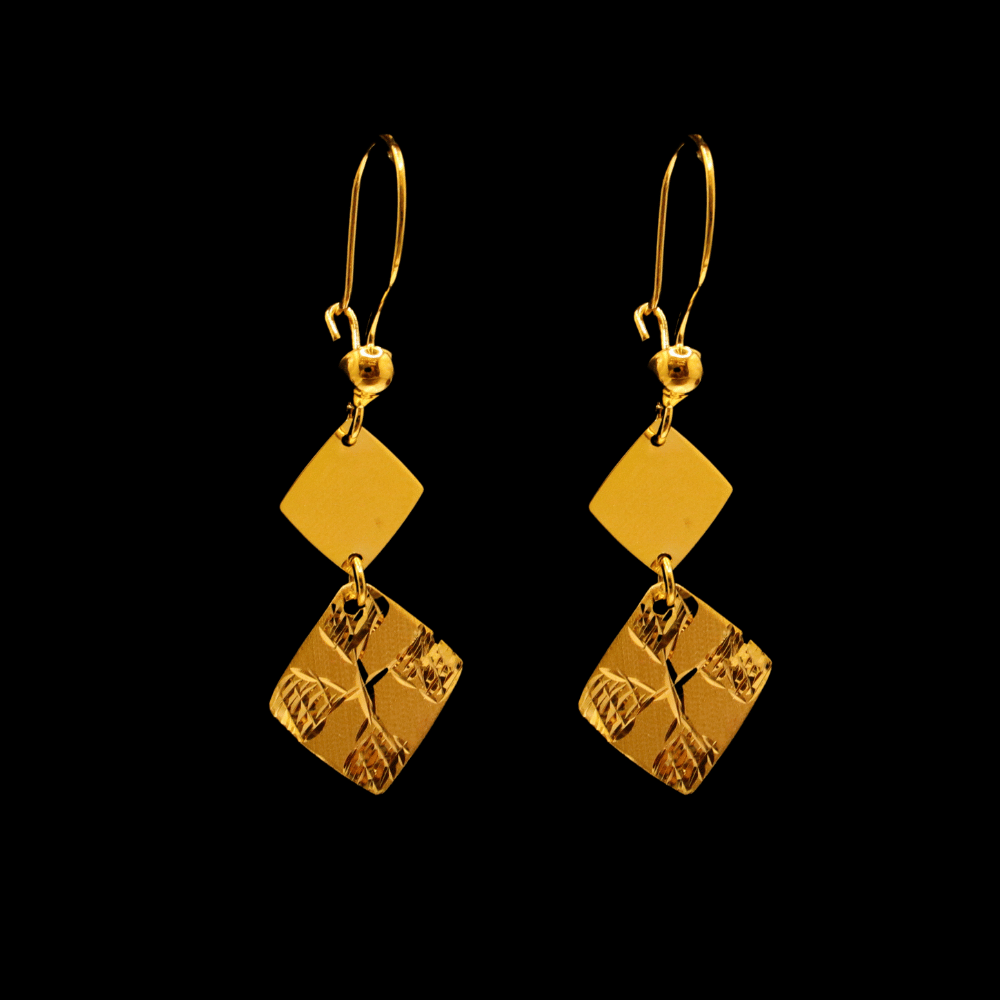 21K Gold Earrings  