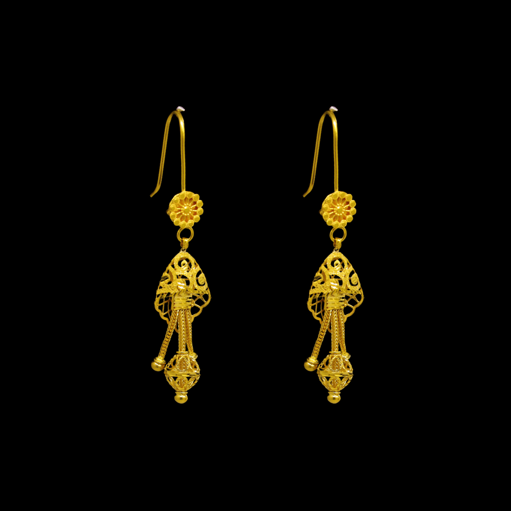 21K Gold Earrings   