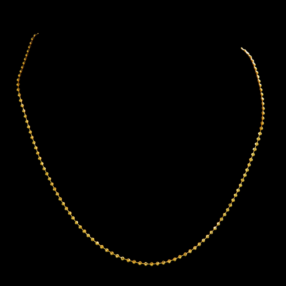 22K Short Gold Necklace - SW33680 - Yasini Jewelers