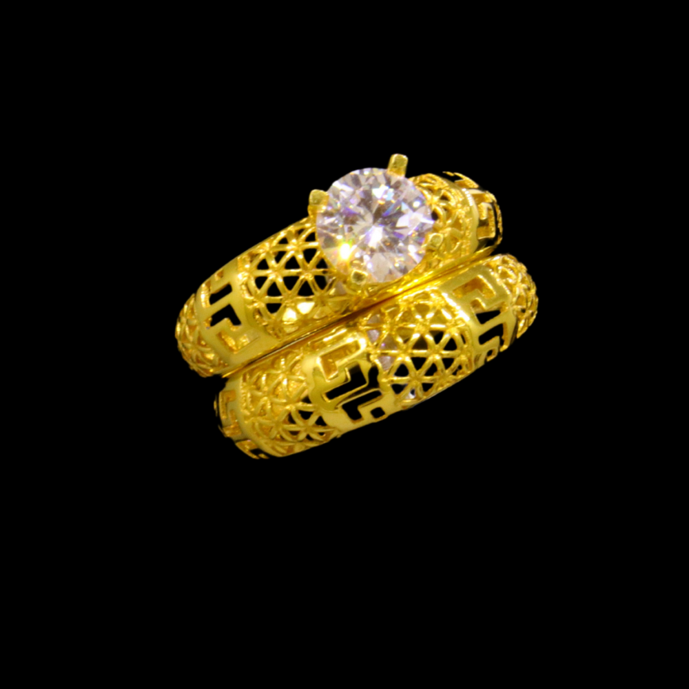 21K Gold Bridal Ring