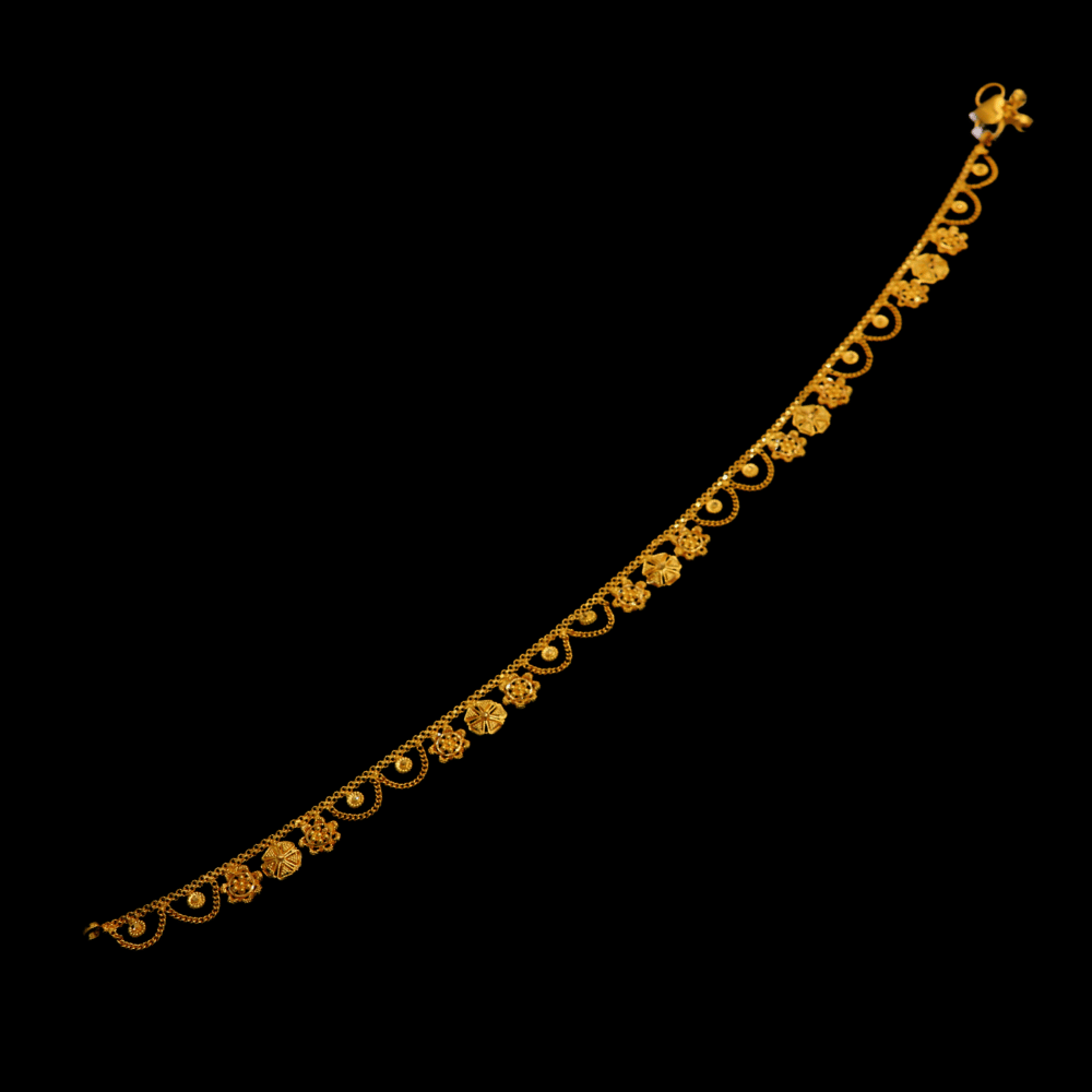 22K Gold Anklet  