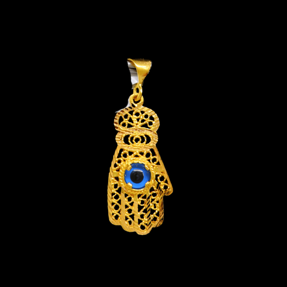 21K Gold Stone Pendant - SW33615 - Yasini Jewelers