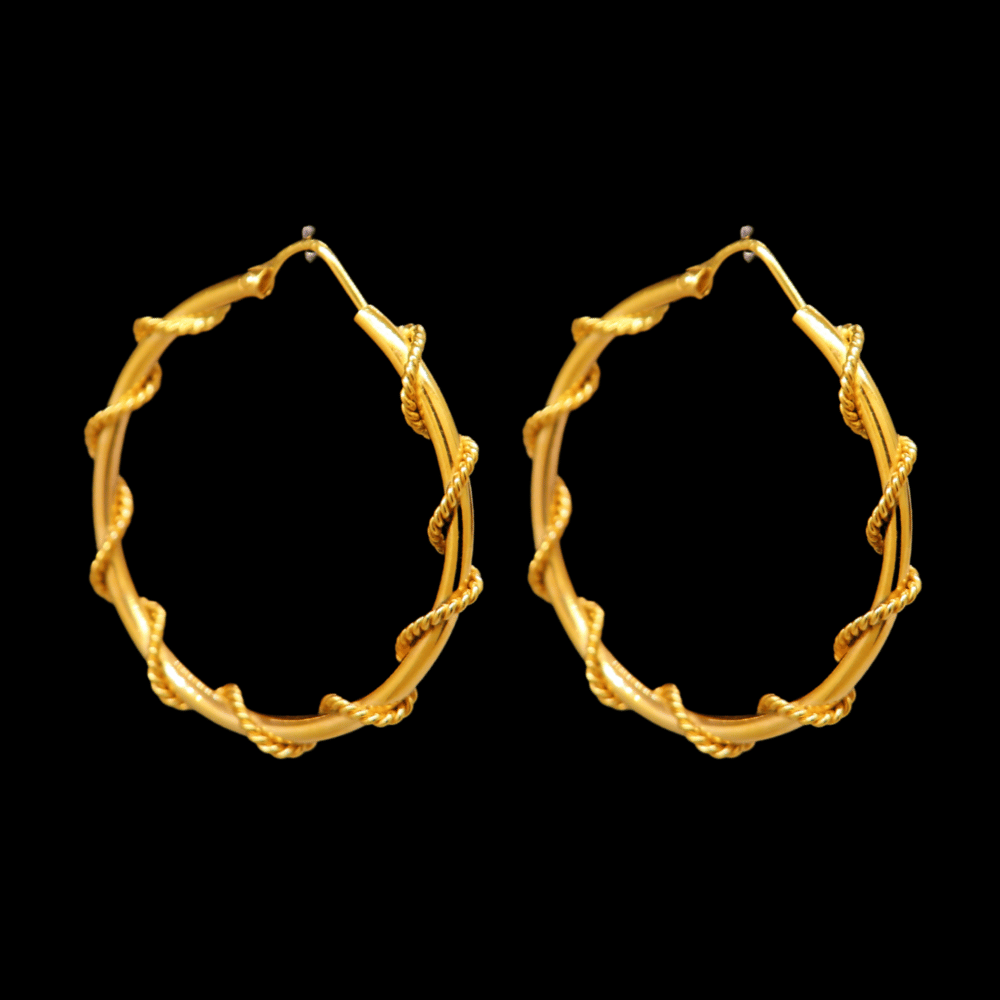 18k Gold Earrings 