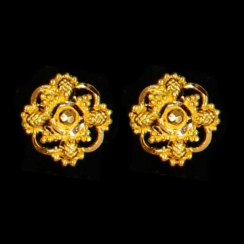 22K Gold Earrings - SW33506, style SW33506