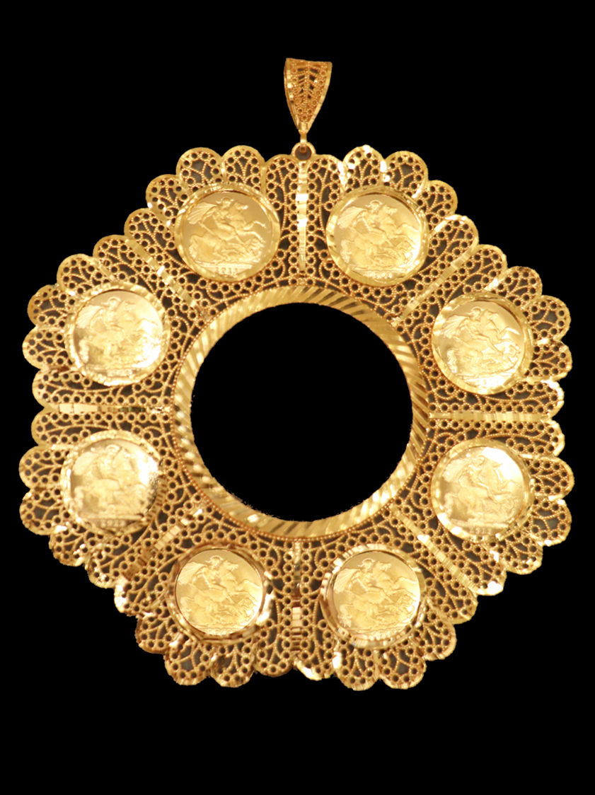 21K Gold Mokhamas Frame