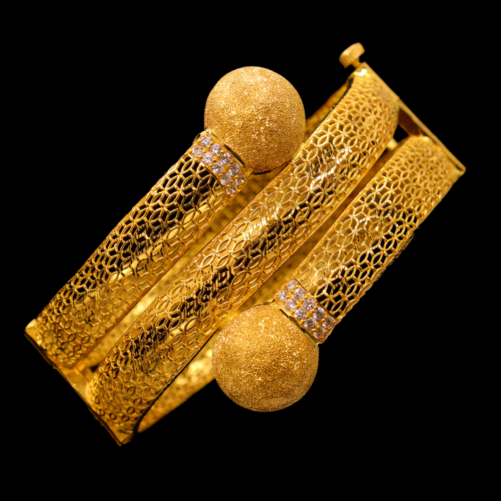 21K Gold Bangle Bracelet