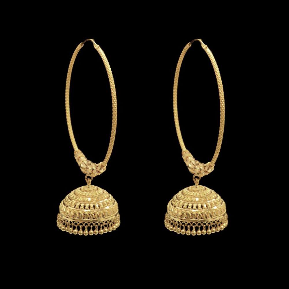 22K Gold Earrings     