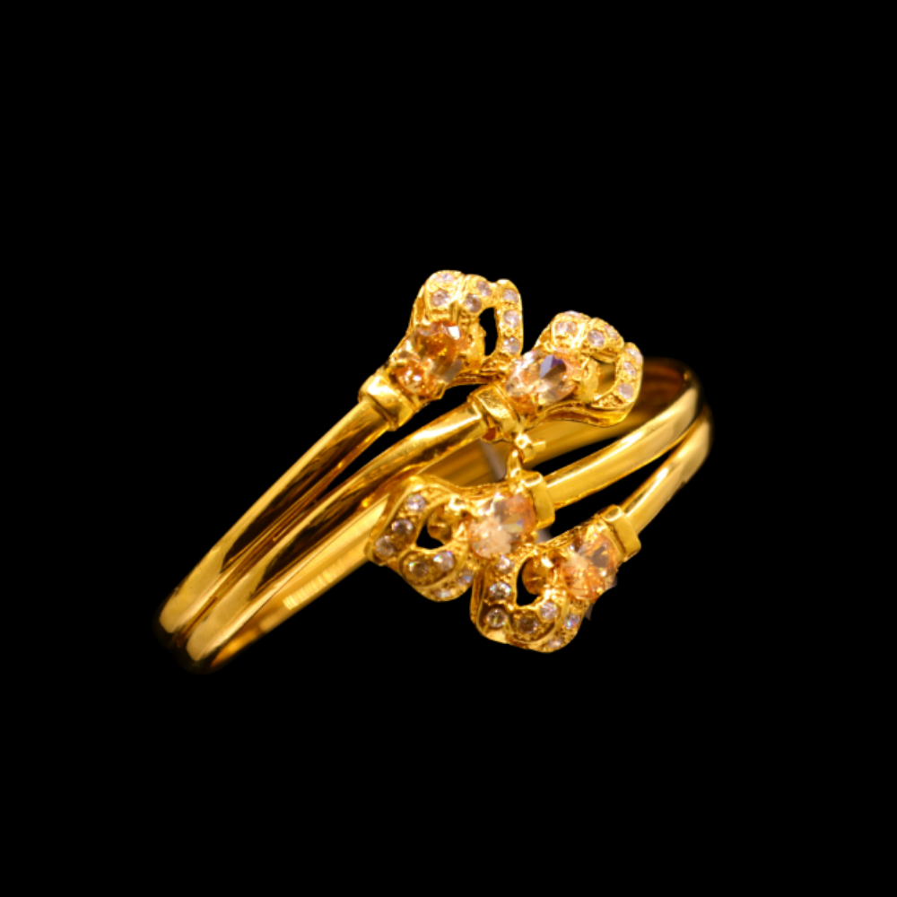 21K Gold Bangle Bracelet 