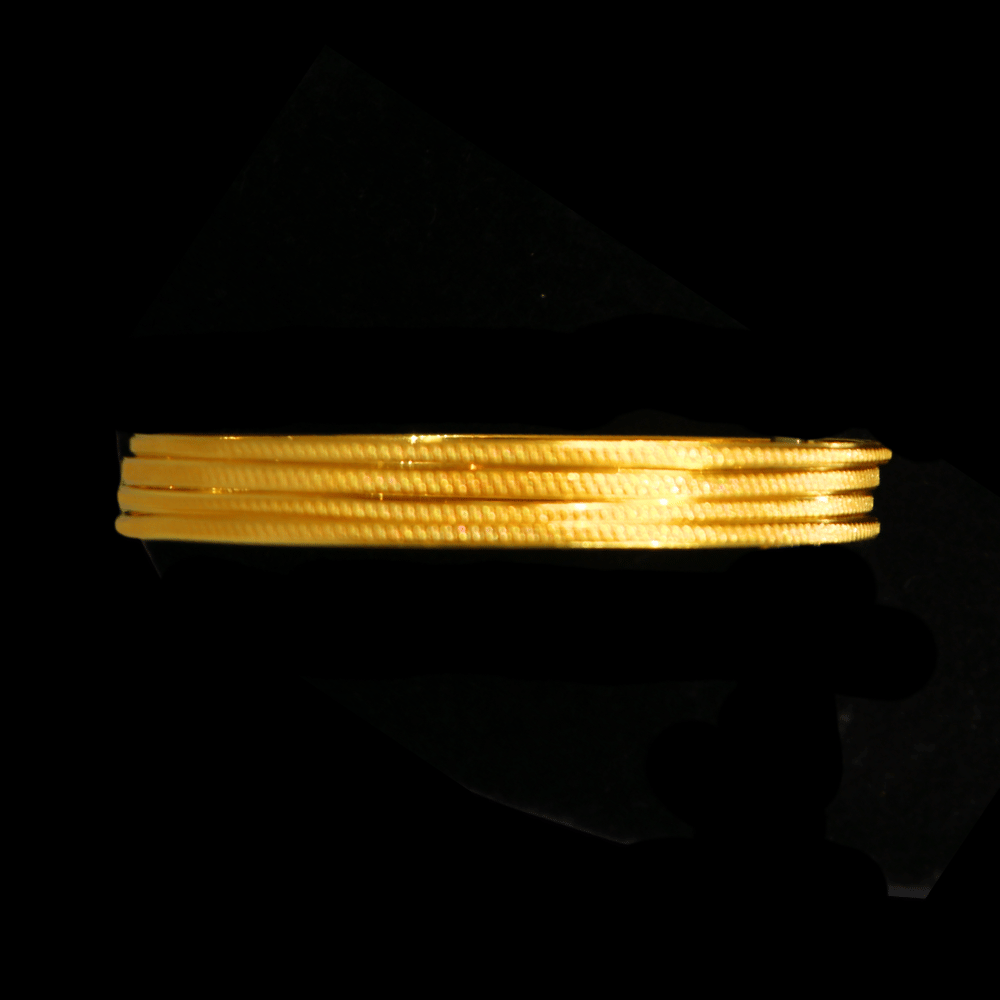 21K Gold Bangle Sets (L) 