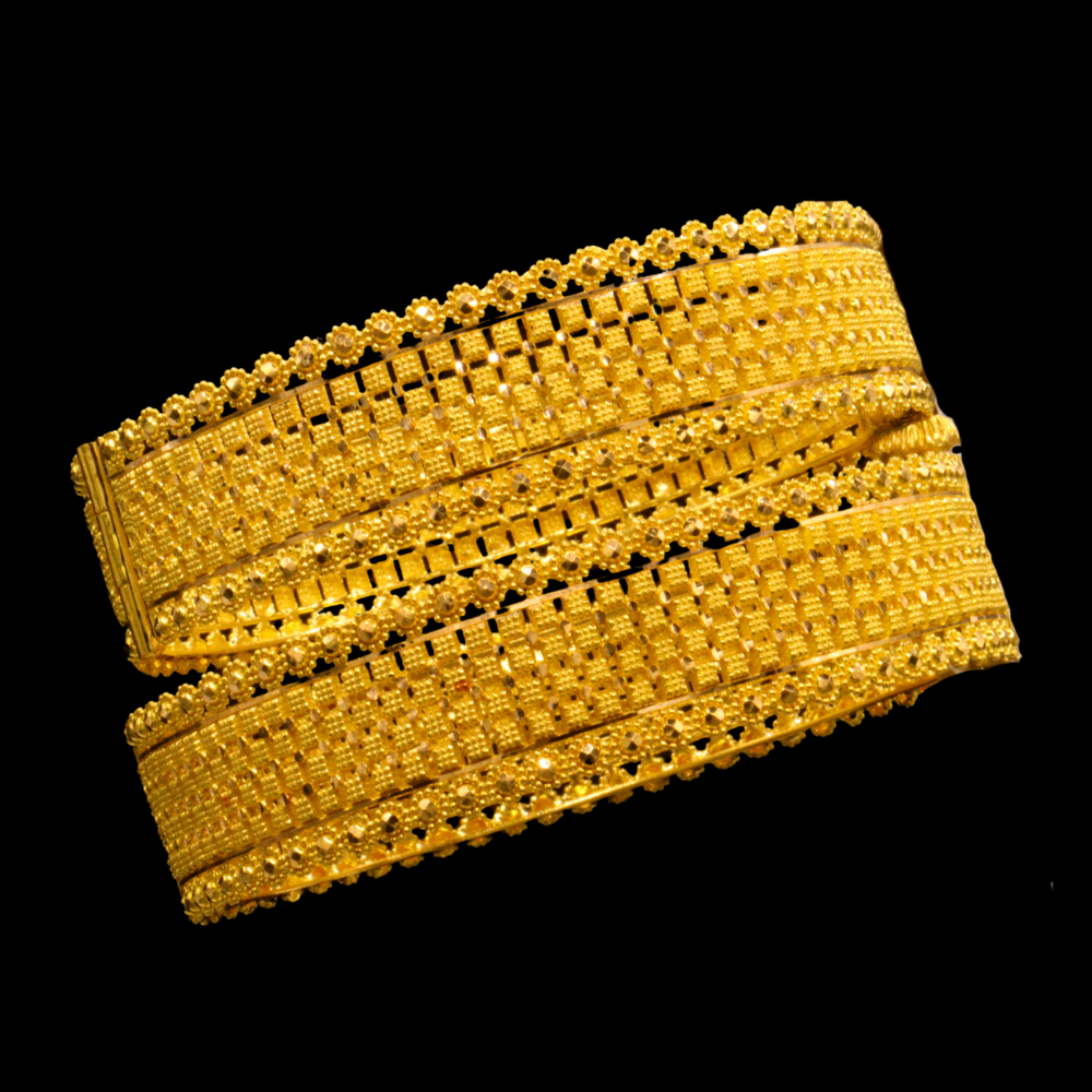 21K Gold Bangle Bracelet