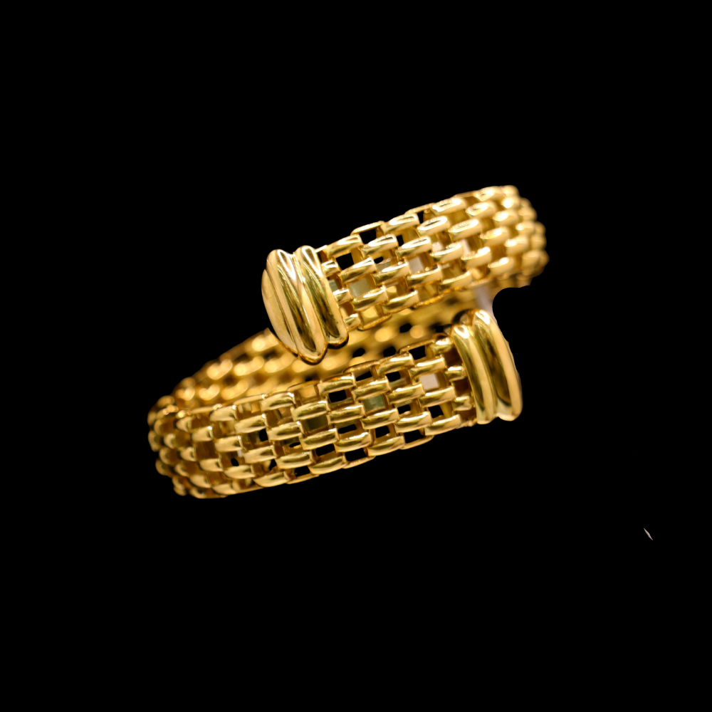 18K Gold Bangle  Bracelet