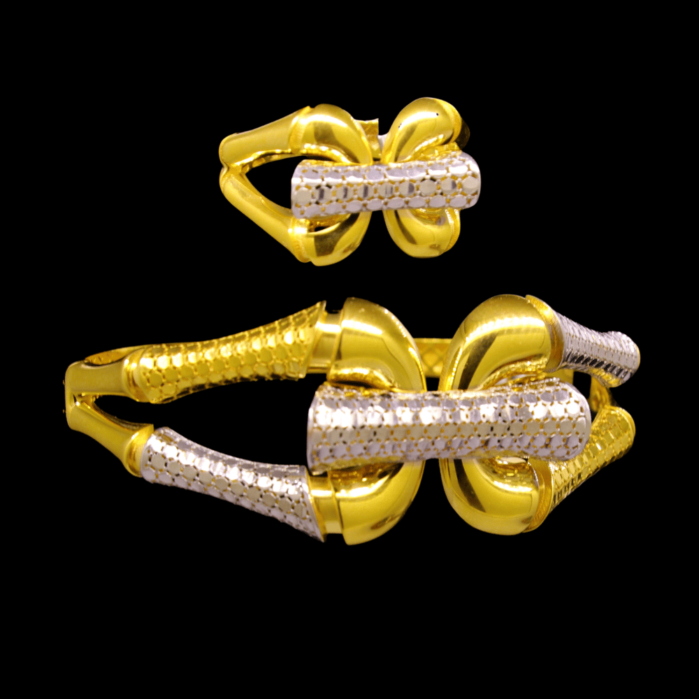 21k Gold Bangle Ring     