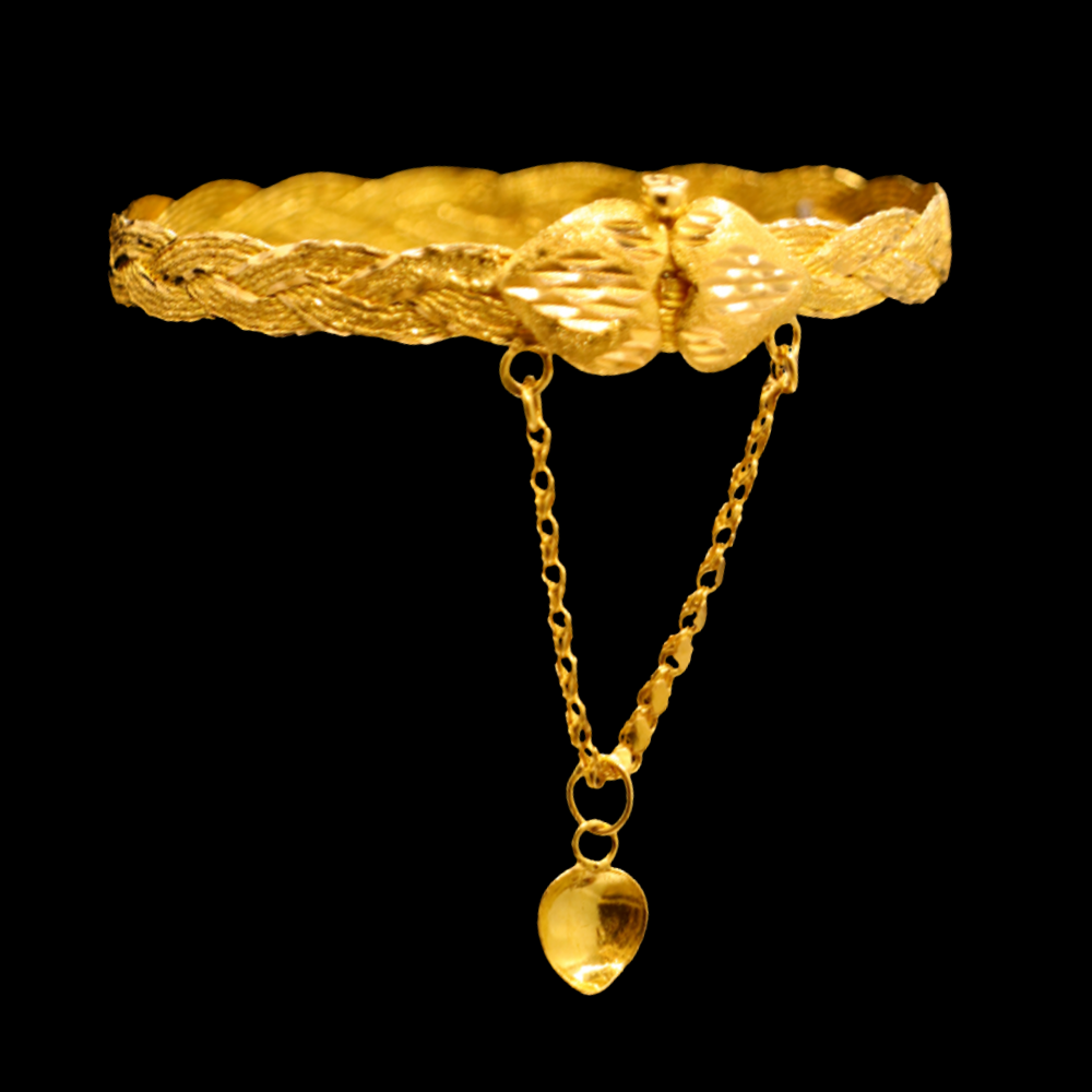 21K Gold Bangle Bracelet  