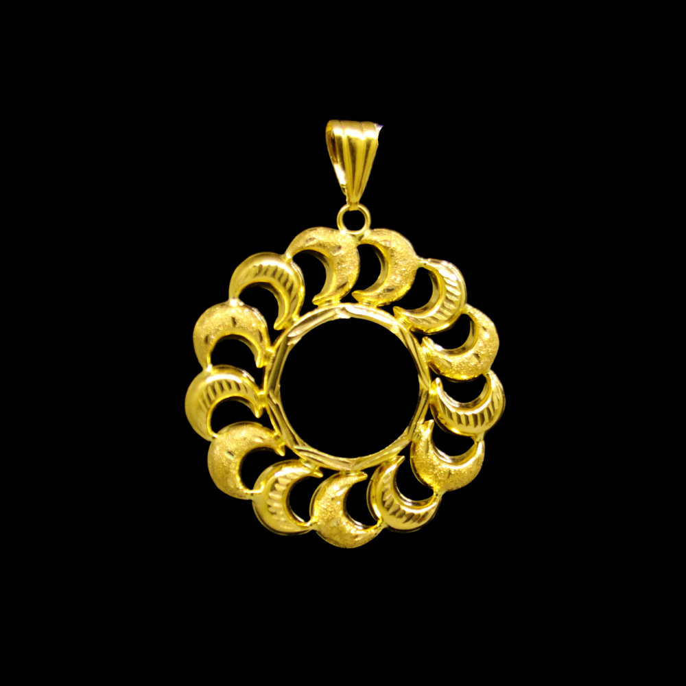 21K Gold Coin Frame  