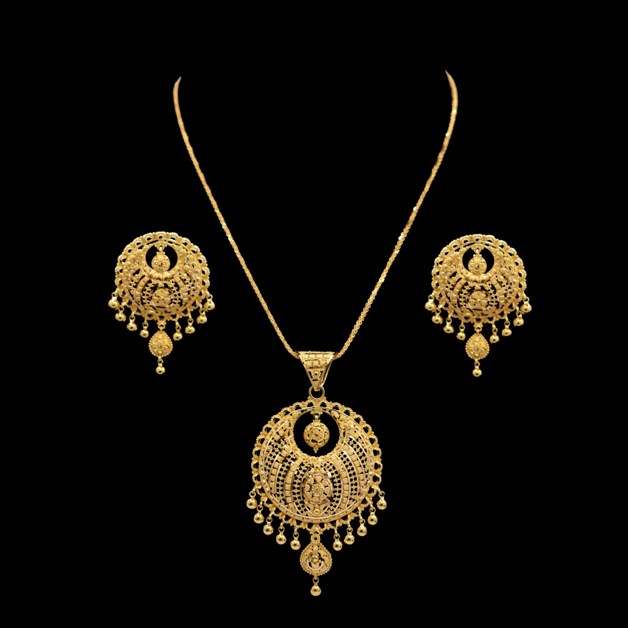 22K Gold Necklace Set