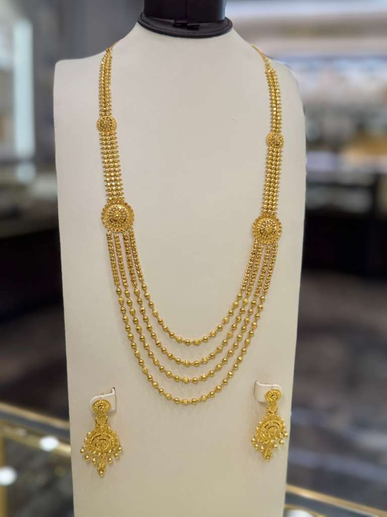 22K Gold Necklace Set  